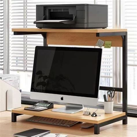 Toradh íomhá ar Computer Desk with Printer Stand
