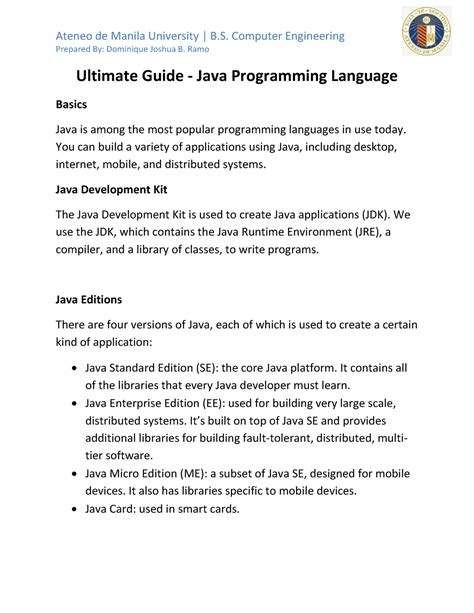 Image result for Java Language Basic Information