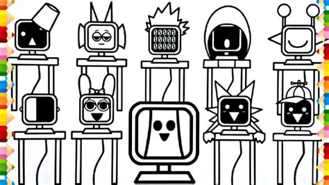 Mr Fun Computer Sprunki Coloring Pages に対する画像結果