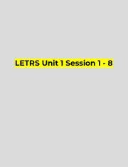 Image result for Letrs Unit 1 Session 1 Reflection WS