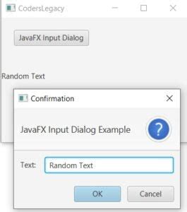 Image result for Dialog Box JavaFX