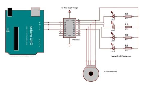 نتيجة الصورة لـ Stepper Motor with Arduino