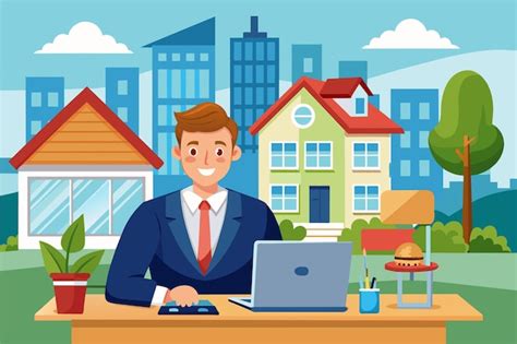 Image result for Man Working On Computer Cartoon