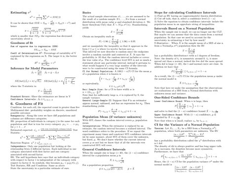 Statistics Formulas PDF に対する画像結果