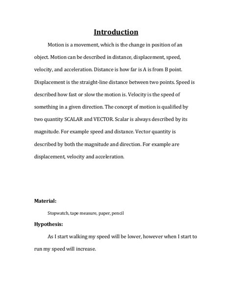 Image result for Experiment Report Introduction