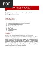 Image result for Class 11 Physics Project PDF
