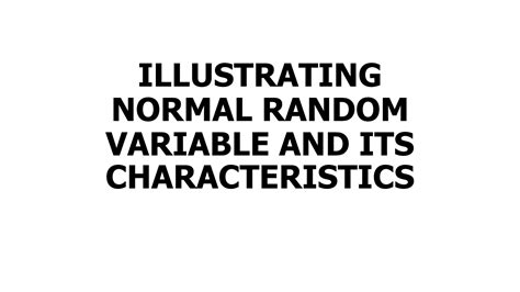 Toradh íomhá ar Normal Variable vs Random Variable