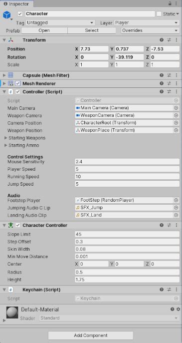 Image result for Unity Inspector Add Component