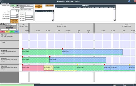 Toradh íomhá ar Work Order Scheduling Software