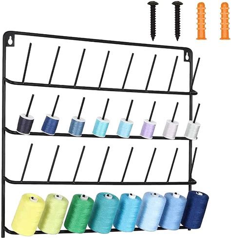 Image result for Wall Mounted Thread Spool Rack