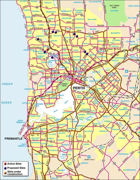 Perth Metropolitan Area Map に対する画像結果