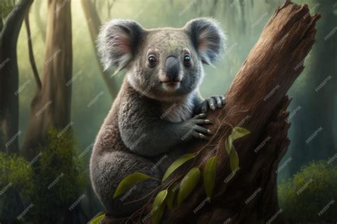 Koala Sitting in Tree No Background に対する画像結果