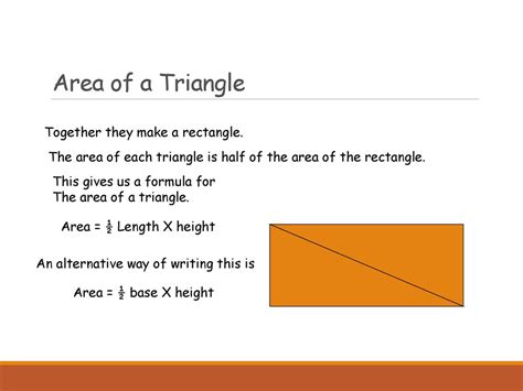 Image result for Rectangle Triangle-area