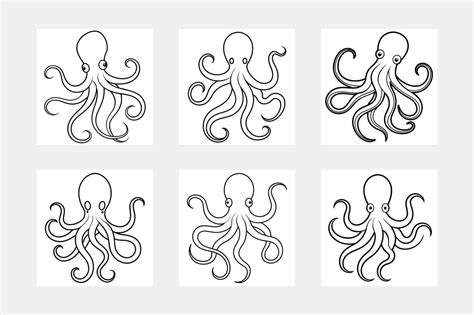 Image result for Octopus Line Art