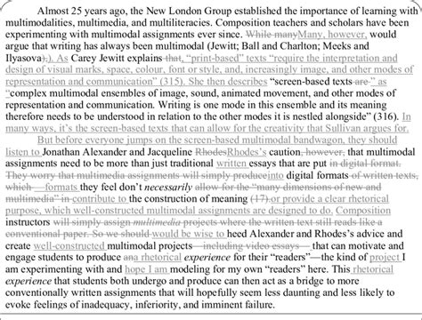 Image result for Multimodal Project Draft Example