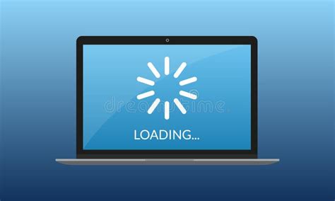 Toradh íomhá ar Computer Screen Loading