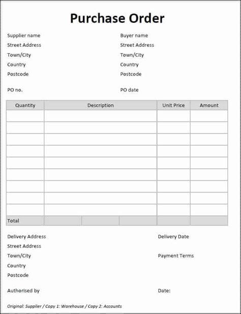 Image result for Purchase Form