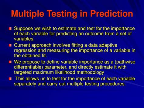 Multiple Testing Procedure에 대한 이미지 결과