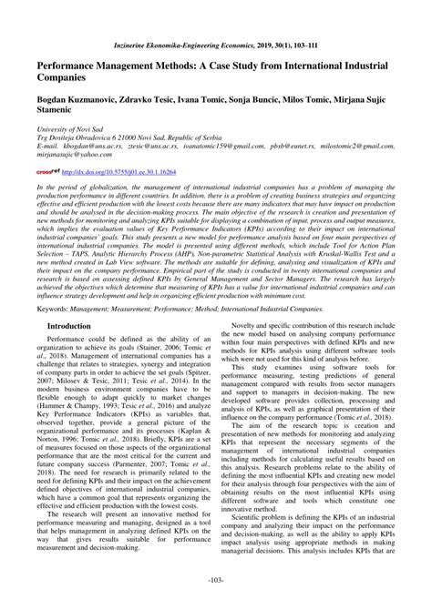 Toradh íomhá ar Performance Management Methods