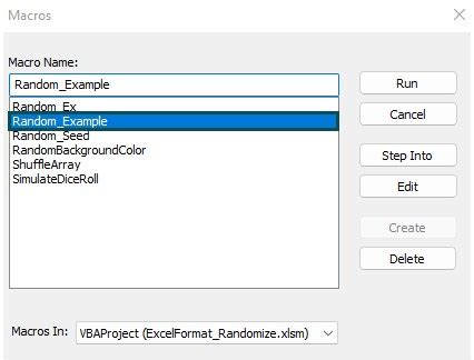 Toradh íomhá ar Randomize VBA