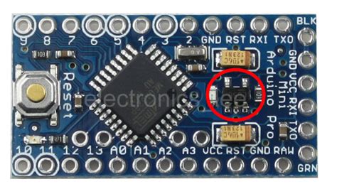 Image result for Arduino Pro Mini Voltage Regulator