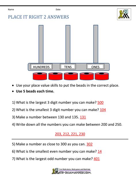 Toradh íomhá ar Second Grade Math Problems