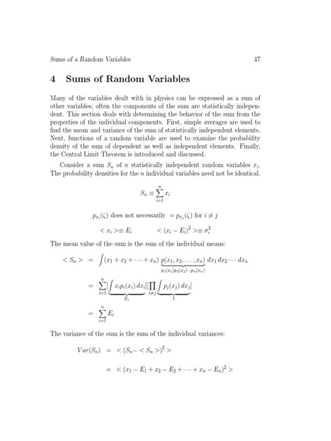 Résultat d’images pour Sum of Random Variables Convolution