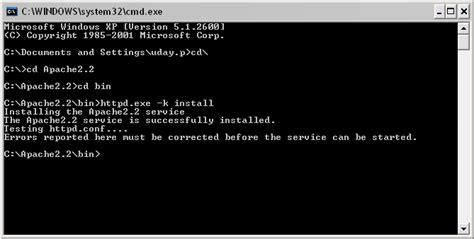 Image result for Apache Update Windows vs Command Line