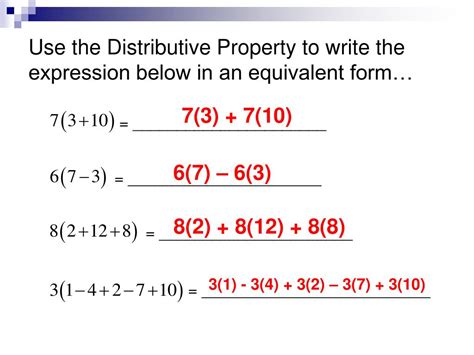 Distributive Property of Equality Examples に対する画像結果