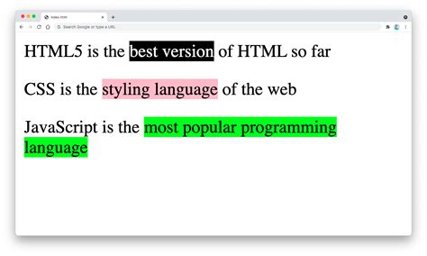 Image result for Highlight HTML Code
