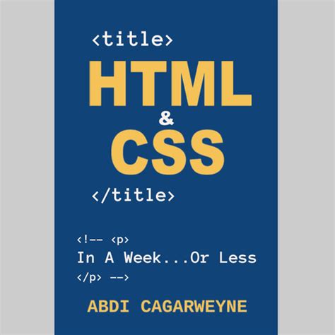 HTML and CSS Book Cover に対する画像結果