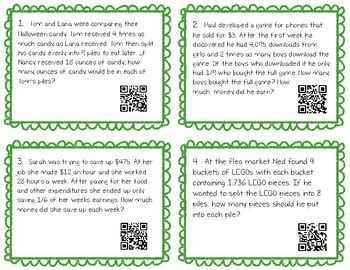 Toradh íomhá ar Multi-Step Division Word Problems