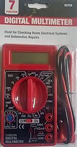 Image result for Harbor Freight 7 Function Digital Multimeter