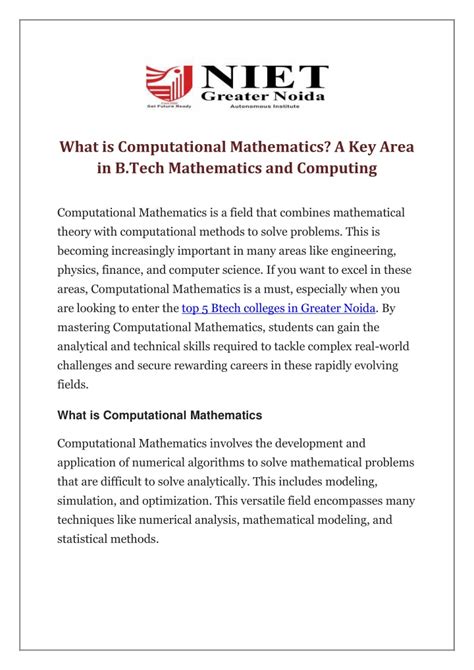 Image result for Computational Method in Mathematics