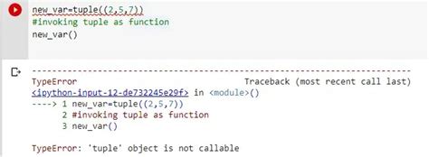 Image result for Why Tuple Object Is Not Callable