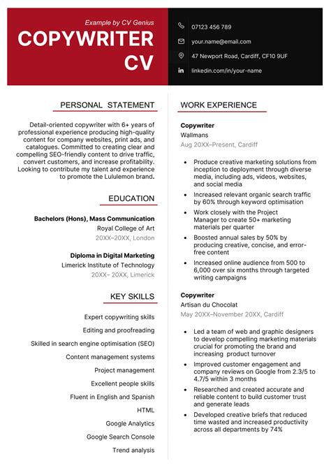 Image result for Examples of a Copywriters Work