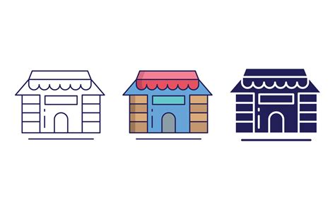 Image result for Shop Building Vector