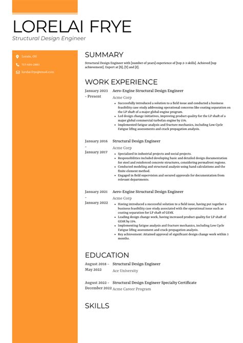 Image result for Structural Designer CV Form