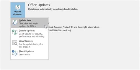 Image result for Check Outlook Updates