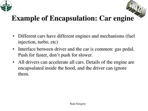 Image result for Encapsulation Car Engine Example
