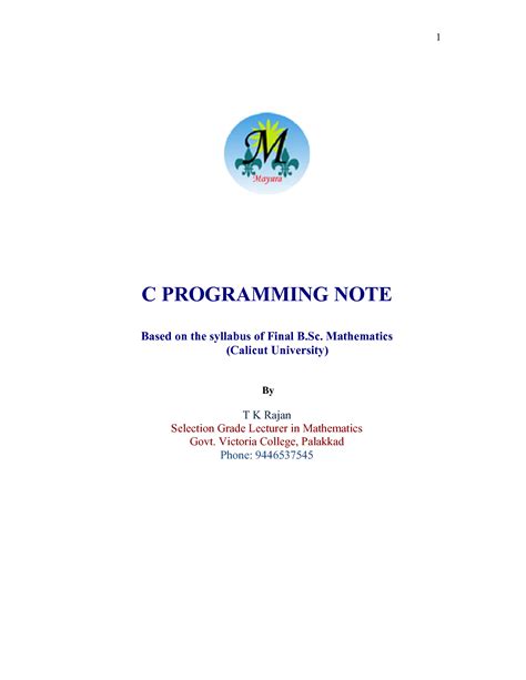 Image result for Write Long Note On C Programming