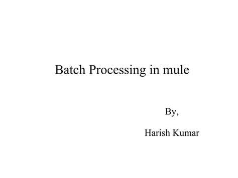 Image result for Batch Processing Science