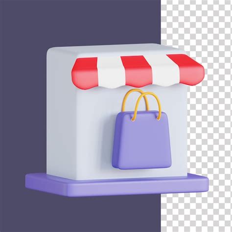Toradh íomhá ar Store Icon 3D Simple Style