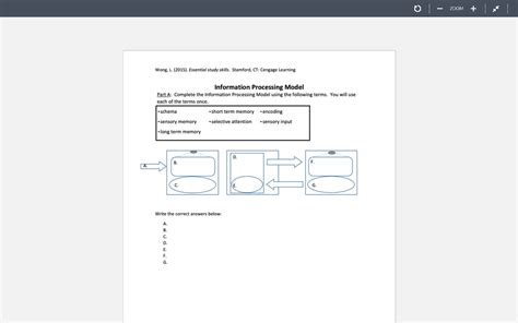 Image result for Information Processing Model of Memory Lsk Example