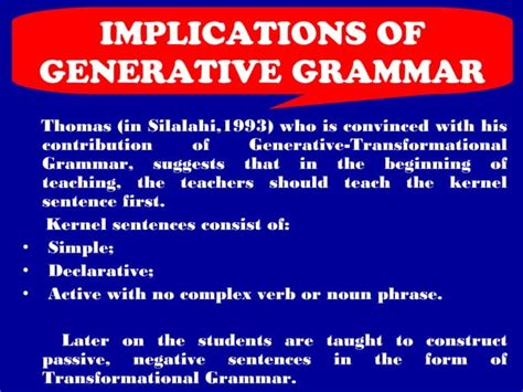 Image result for Generative Grammar Examples