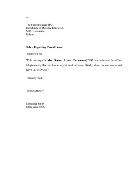 Image result for Apr Leave Format