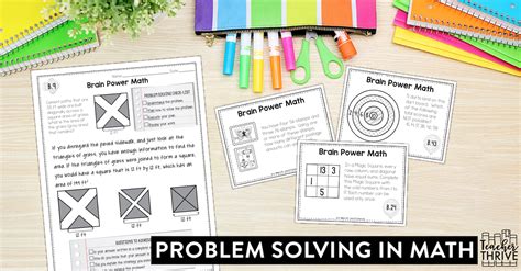 Problem Solving in Math • Teacher Thrive