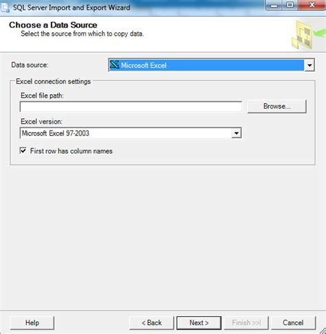 Image result for How to Import Excel File in SQL Server