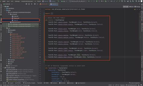 Font Family in Android Studio Java に対する画像結果
