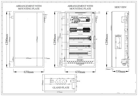 Image result for Electrical Panel CAD Drawing